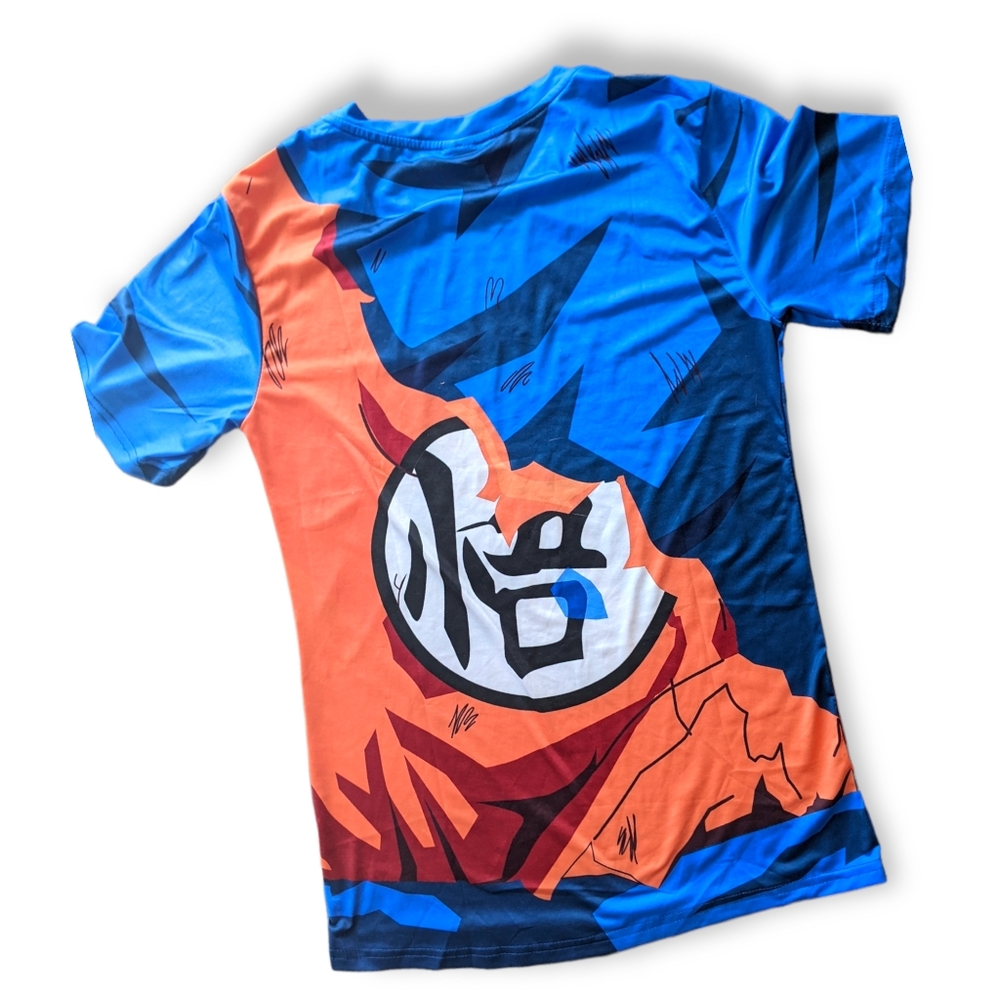 BATTLE DAMAGED GOKU ARMOR MEN'S T-SHIRT